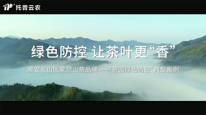 四川雅安名山區蒙頂山茶品牌——托普云農“茶園綠色防控”典型案例